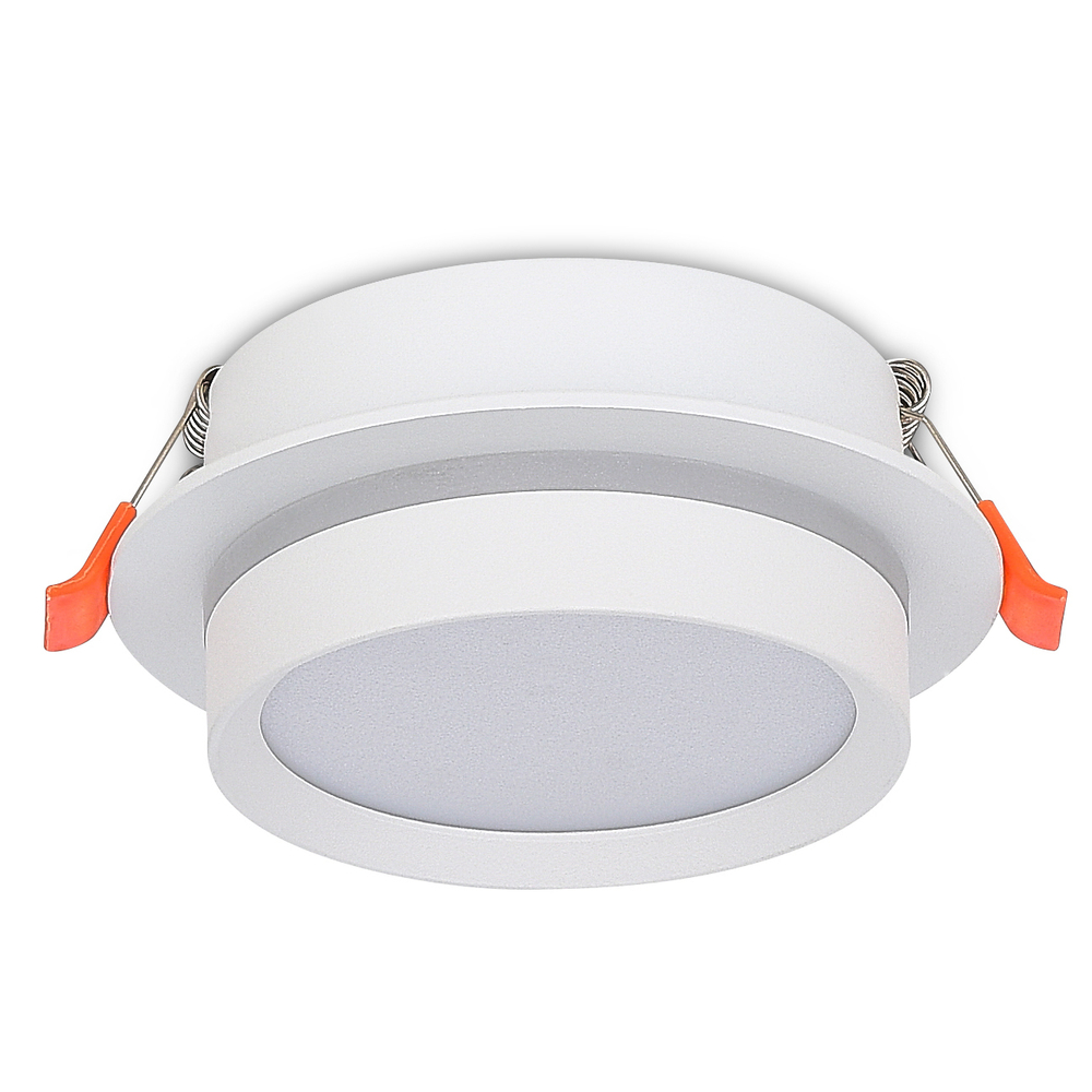 Светильник встраиваемый, GX53, D110xH50мм, IP20, белый, без лампы