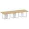 Шифт Стол переговорный, тройной, прямоугольный SK.SP-KV-110-3  3300*1100*753