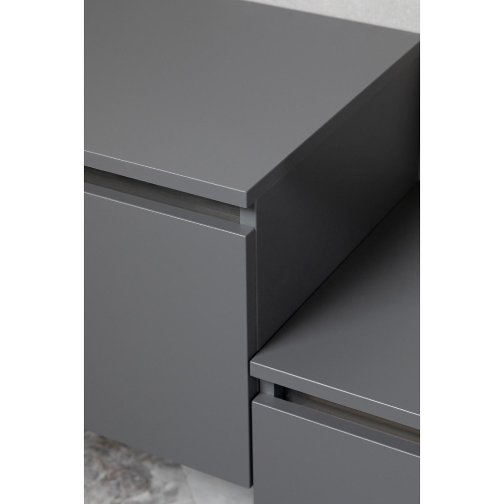 Тумба Armadi Art Flat Valessi Uno-S 60 897-060-A mat, АНТРАЦИТ мат