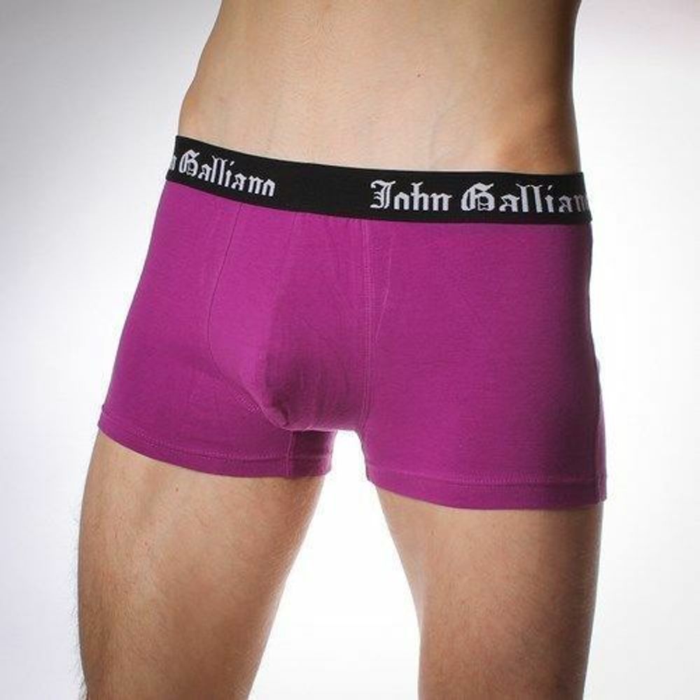 Мужские трусы боксеры John GaLLiano сиреневого цвета