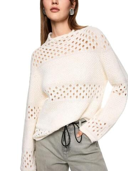 Marc Cain Свитер крупной вязки с добавлением шерсти альпаки