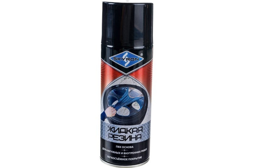 Жидкая резина 520 мл Черная (аэрозоль) (SKYRON)
