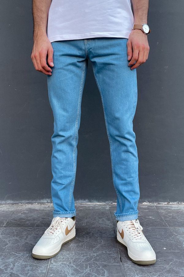 Джинсы Selvedge 1702 Tapered Sky-Wash мужские синие - фото 1