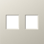 Накладка 2-я для розеток RJ45, TV, SAT, матовый кашемир, серия A07