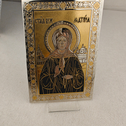 Икона Матрона Московская карманная