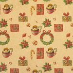 Бумага упаковочная новогодняя "Christmas Kraft", 70х100 см, 10 дизайнов ассорти, ЗОЛОТАЯ СКАЗКА, 592053, 1шт