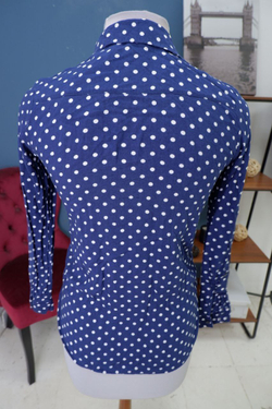 Рубашка H&M в горох 38 размер