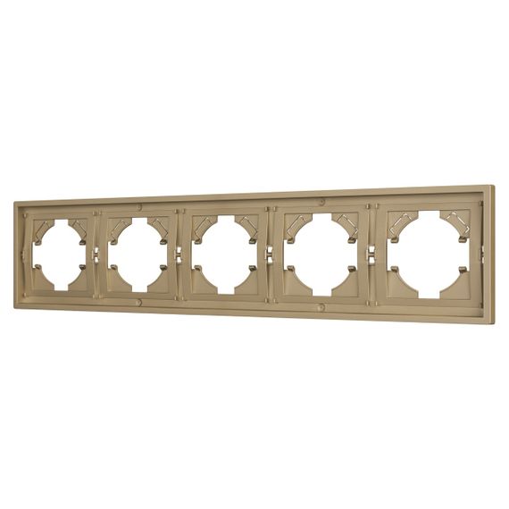 Рамка пластиковая FRM-TENDO-SFPL-5-GD Arlight 054658