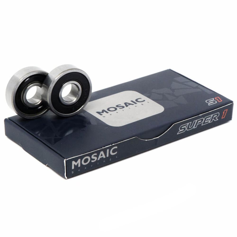 Подшипники MOSAIC SUPER 1 SK8MAFIA X BEARINGS ABEC 7 608RS (BLACK, O/S)