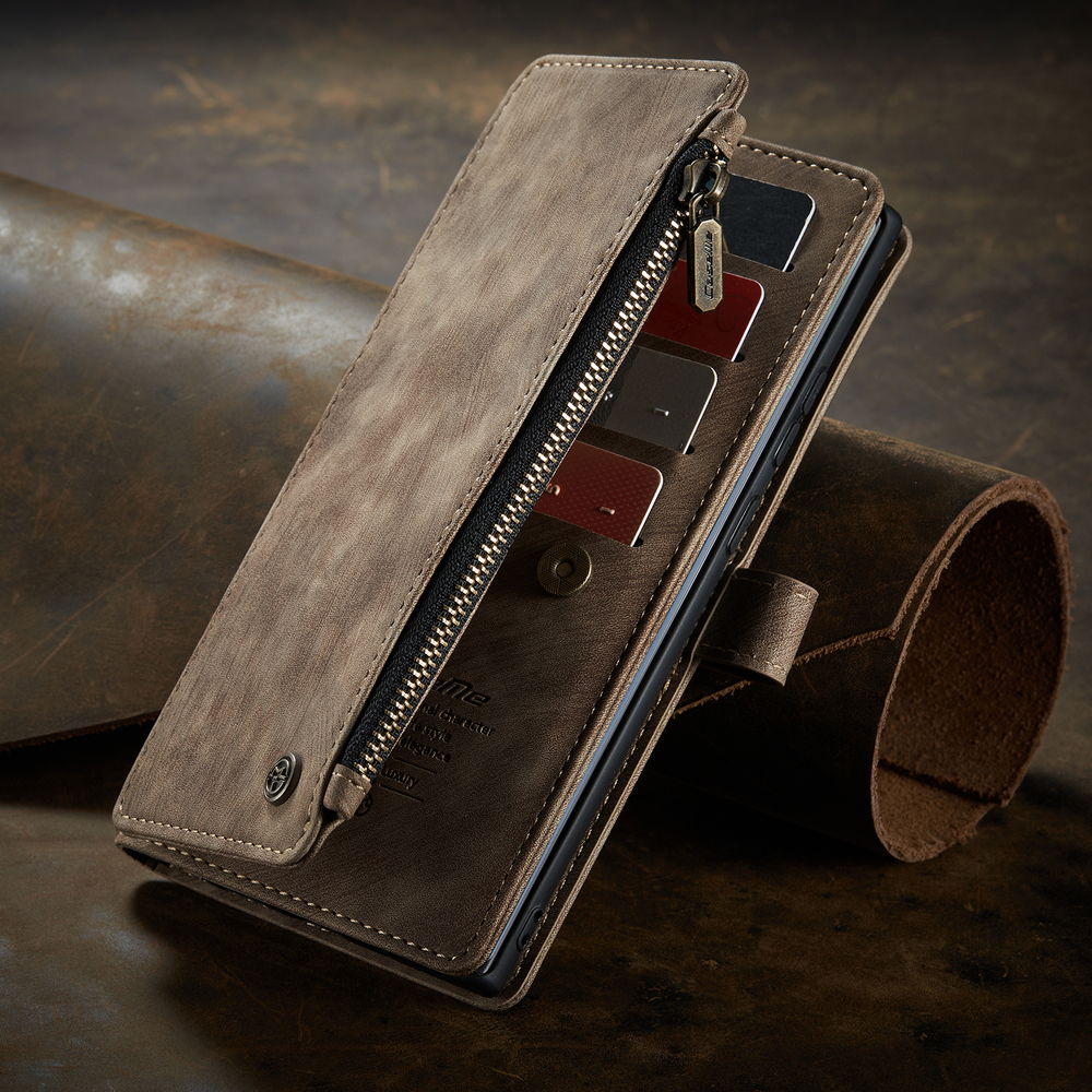 Многофункциональный чехол-кошелек CaseMe 3 in 1 Matte Wallet для Samsung Galaxy S25 Ultra