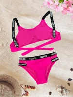 Раздельный спортивный купальник плавками и шортиками