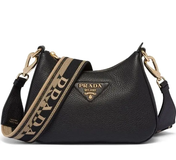 Сумка через плечо Prada черный