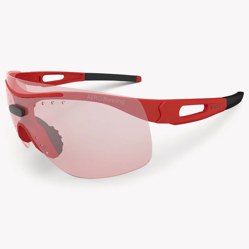 Спортивные очки Siols / AERO.Running / Vario Clear 10-75% Red Mirror / Photochromic Lens / Racing Red