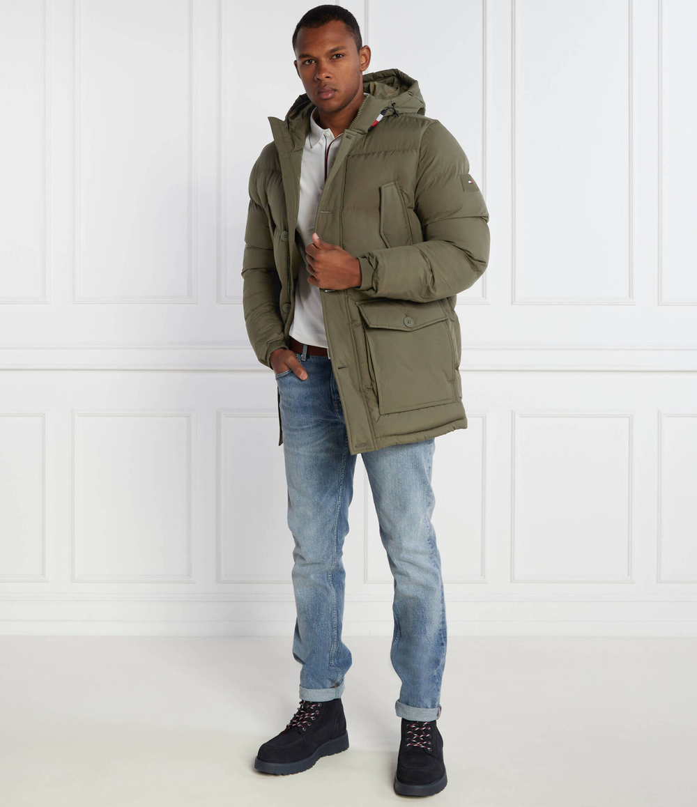 Куртка CL ESSENTIAL ROCKIE PARKA Tommy Hilfiger - хаки(MW0MW33961)