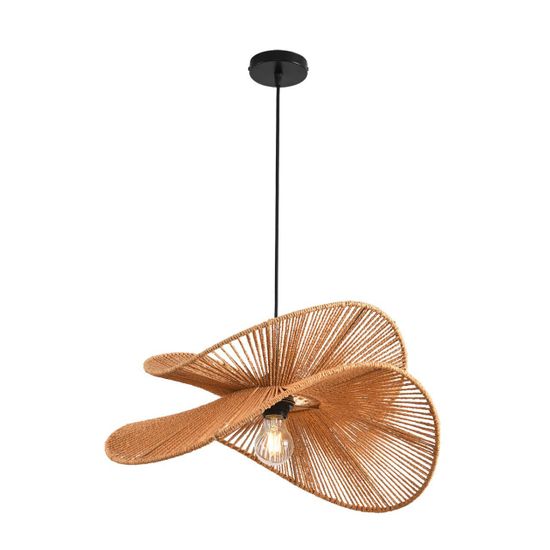 8381/1 ECO LN черный/бежевый, металл/джутовый шнур Подвес E27 40W 220V ROPE