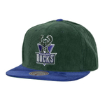 Кепка Mitchell&Ness NBA Sueduroy Snapback HWC Milwaukee Bucks Green Cap