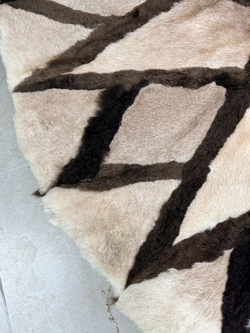 Ковер шкура натуральная овчина меховой