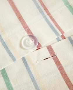 ZARA HOME ДЕТСКИЙ ПОДОДЕЯЛЬНИК В ПОЛОСКУ, РАЗНОЦВЕТНЫЙ