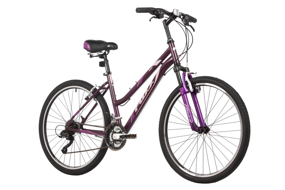 Велосипед FOXX 26" SALSA фиолетовый,сталь, размер 15"