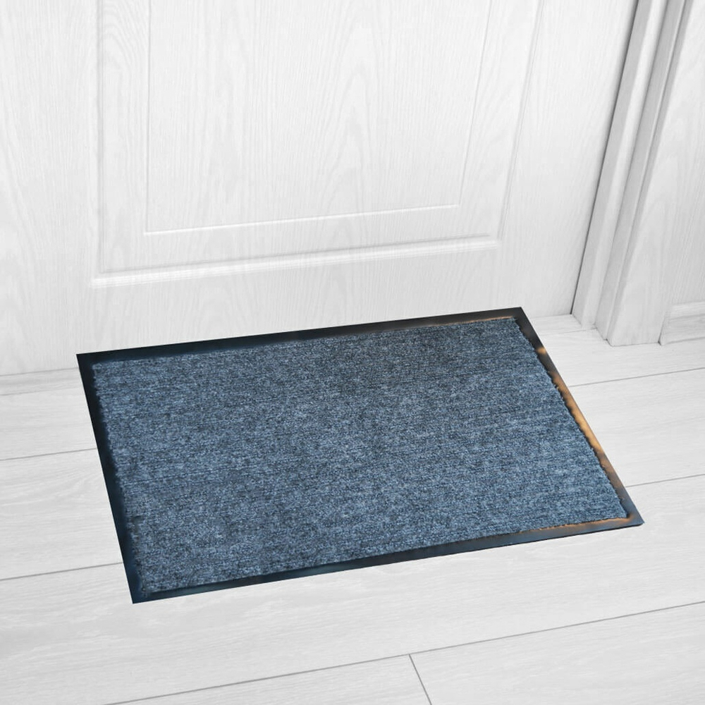 Коврик 40*60см влаговпитывающий ребристый, серый