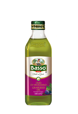 Масло виноградных косточек BASSO рафинированное 500 мл Италия