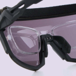 Спортивные очки с диоптриями HILX Samurai / Matt Crystal / Gold Polarized Lens + Clear Lens