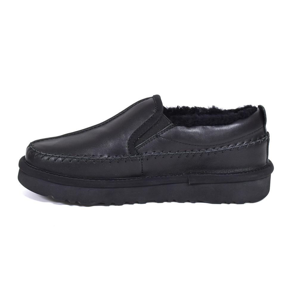 Ugg Men Stitch Slip - Leather Black