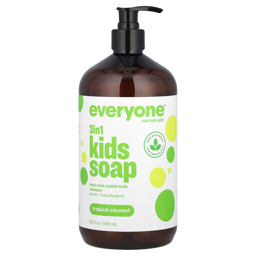 Everyone, детское мыло 3 в 1, тропический кокос, 946 мл (32 жидк. унции)