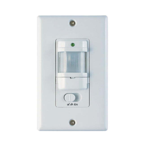 USN-02-180R-1200W-20LUX-9M-0,6-1,5m/s-WH Датчик движения. Картонная упаковка.