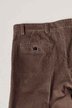 Брюки вельветовые кофейные