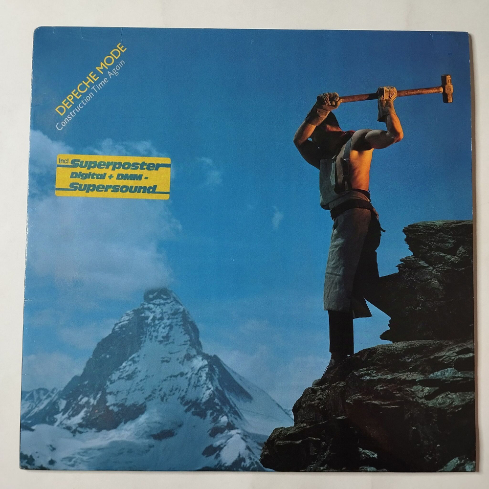 Винтажная виниловая пластинка LP Depeche Mode Construction Time Again (Germany 1983)