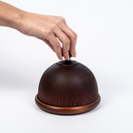 Масленка из дерева Сибирский Кедр для сливочного масла. MS3