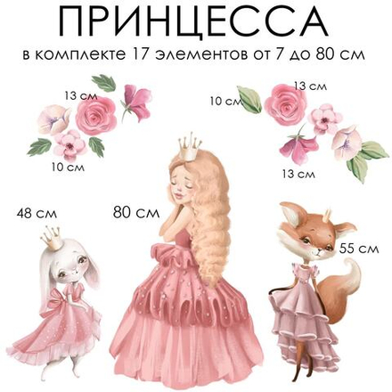 Стикеры ПРИНЦЕССА