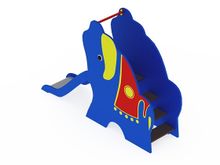 Игровое уличное оборудование Горка Слоник H-750 ИО 404