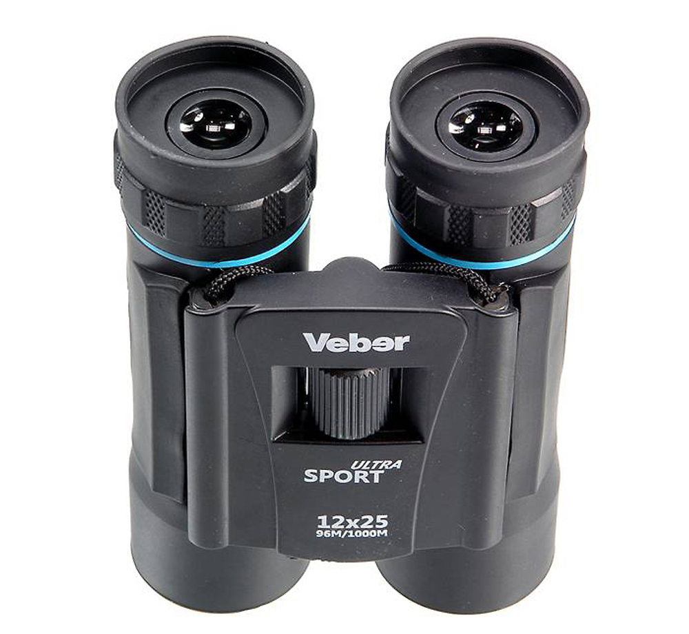 Бинокль Veber Ultra Sport БН 12x25 черный [22297]