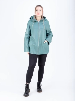 Куртка женская кожаная большие размеры