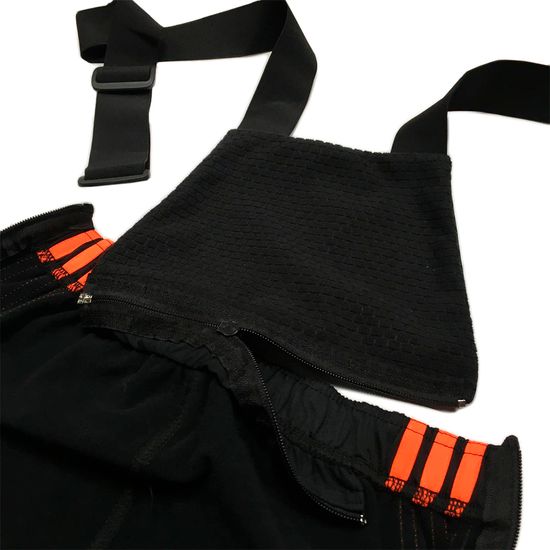 Разминочный костюм Adidas черный фото 4