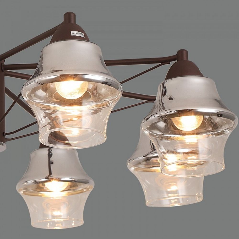 Люстра на штанге ILLUMICO  IL1303-8CPA-19 CF CR