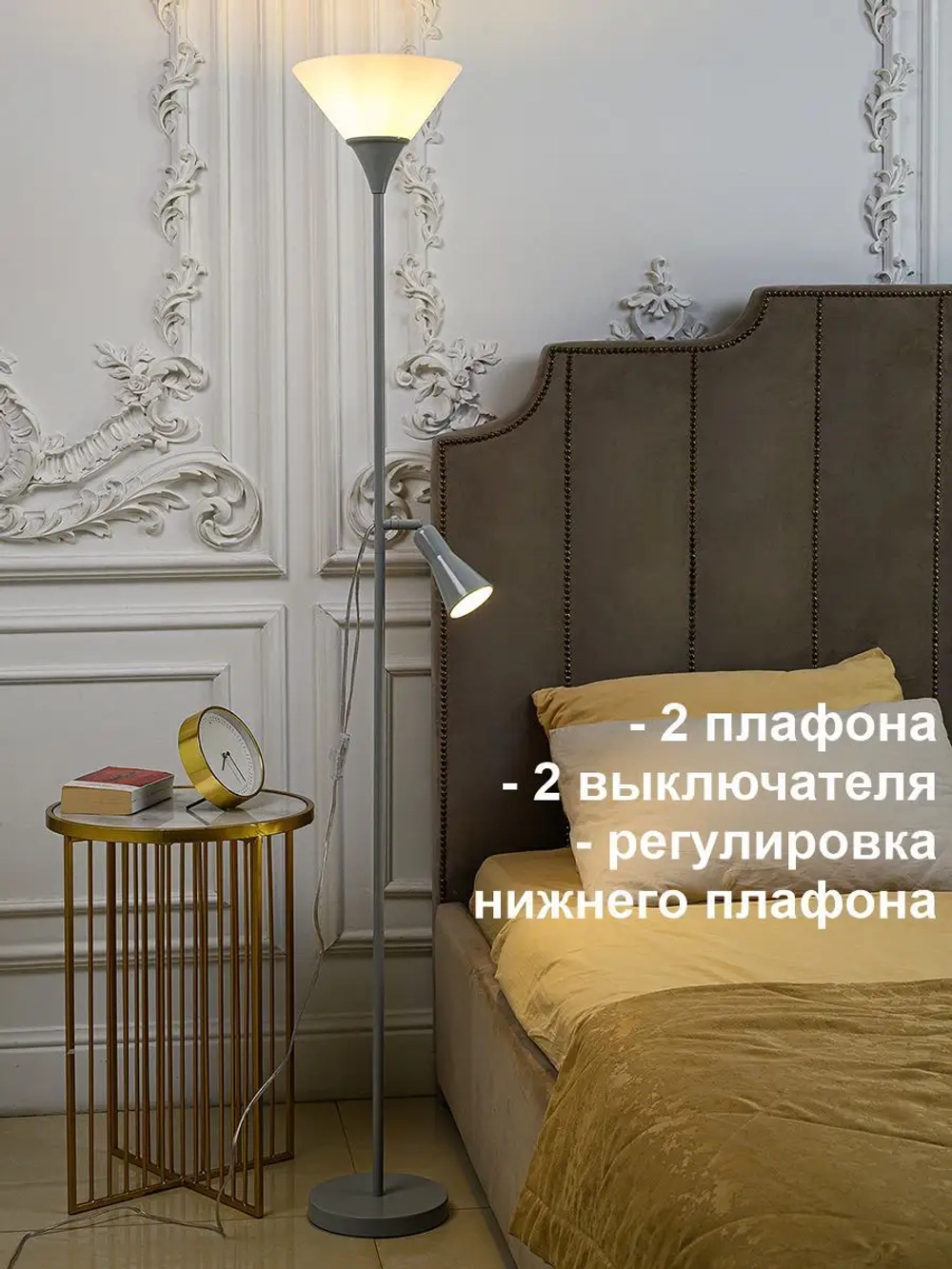 Современный торшер напольный Лофт