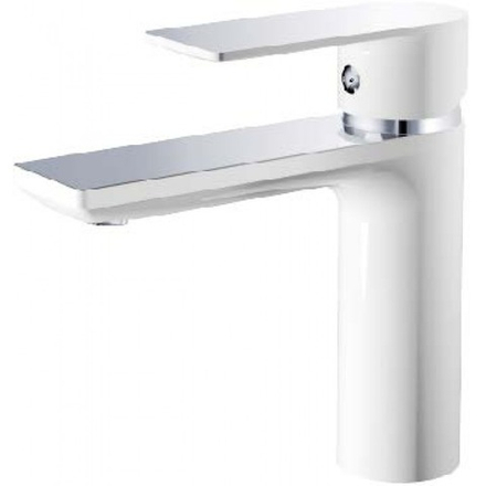 Смеситель для раковины HAIBA HB10505-8 хром-белый