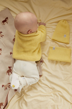 1750-02 Брючки вязаные Simple (экрю)