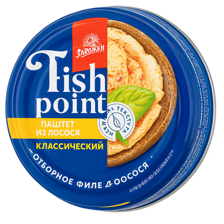 Паштет из лосося За Родину 80 гр