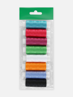 Набор ниток Яркий , 50/2, 150 м, 8 шт, цвет разноцветный