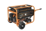 Генератор бензиновый CARVER PPG-8000E (6.5 кВт, бак 25 л, эл. старт + АКБ, колеса) / бензогенератор / резервное питание