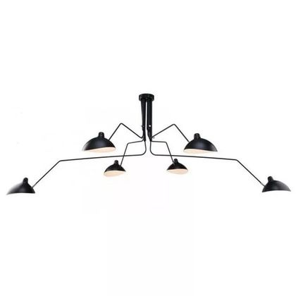 Люстра Serge Mouille Lamp 6 фото Люстра Serge Mouille Lamp 6