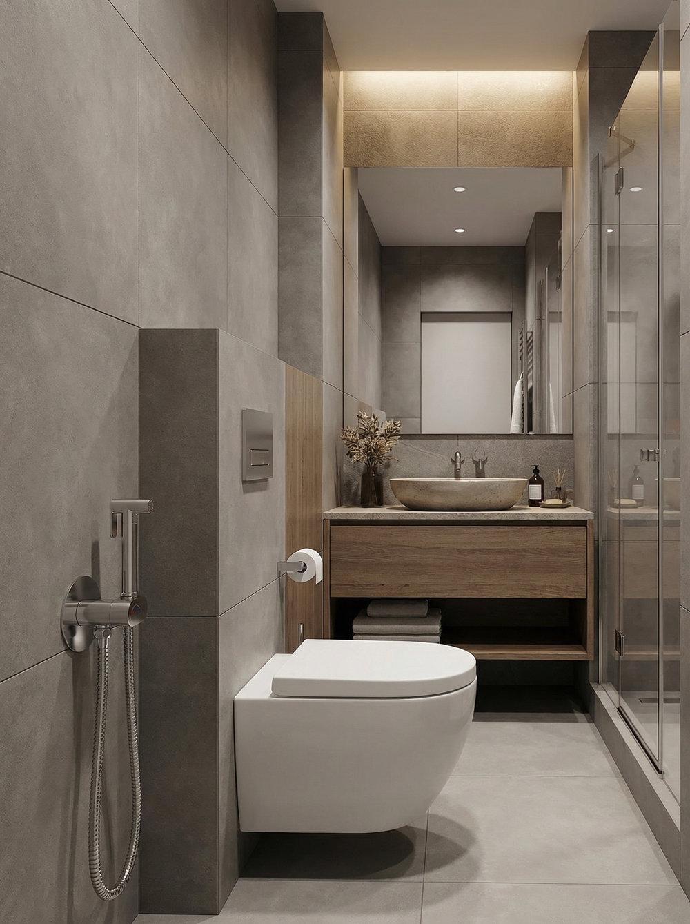 Гигиенический душ STWORKI Вестерос S26150CR со смесителем, С ВНУТРЕННЕЙ ЧАСТЬЮ, хром