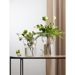 Ваза для цветов flowi, 25 см, прозрачная