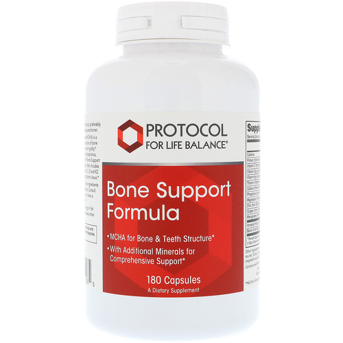 Protocol for Life Balance, Bone Support Formula, 180 Capsules
