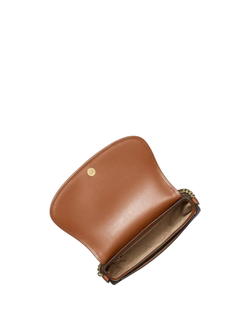 Сумка Michael Kors Mila Medium Signature Logo | Коричневый с песочным