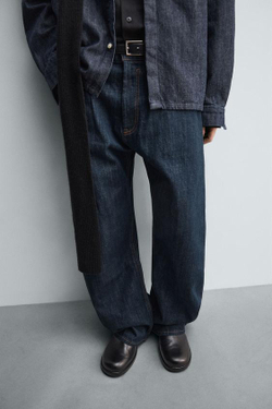 ZARA ДЖИНСЫ BALLOON FIT, ИНДИГО